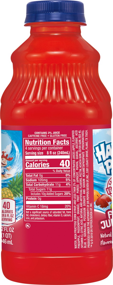 slide 7 of 11, Hawaiian Punch Fruit Juicy Red, 32 fl oz bottle, 32 fl oz