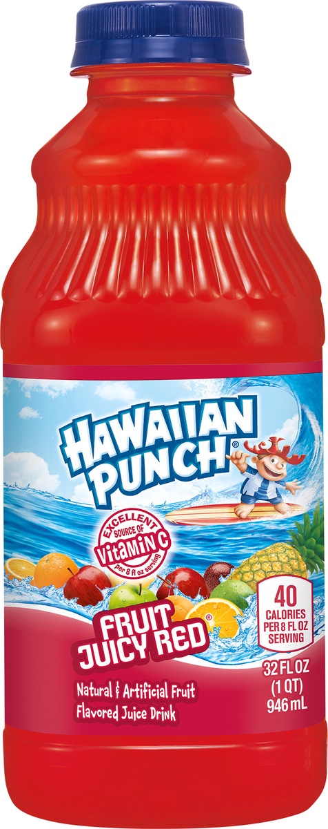 slide 7 of 9, Hawaiian Punch Fruit Juicy Red, 32 fl oz