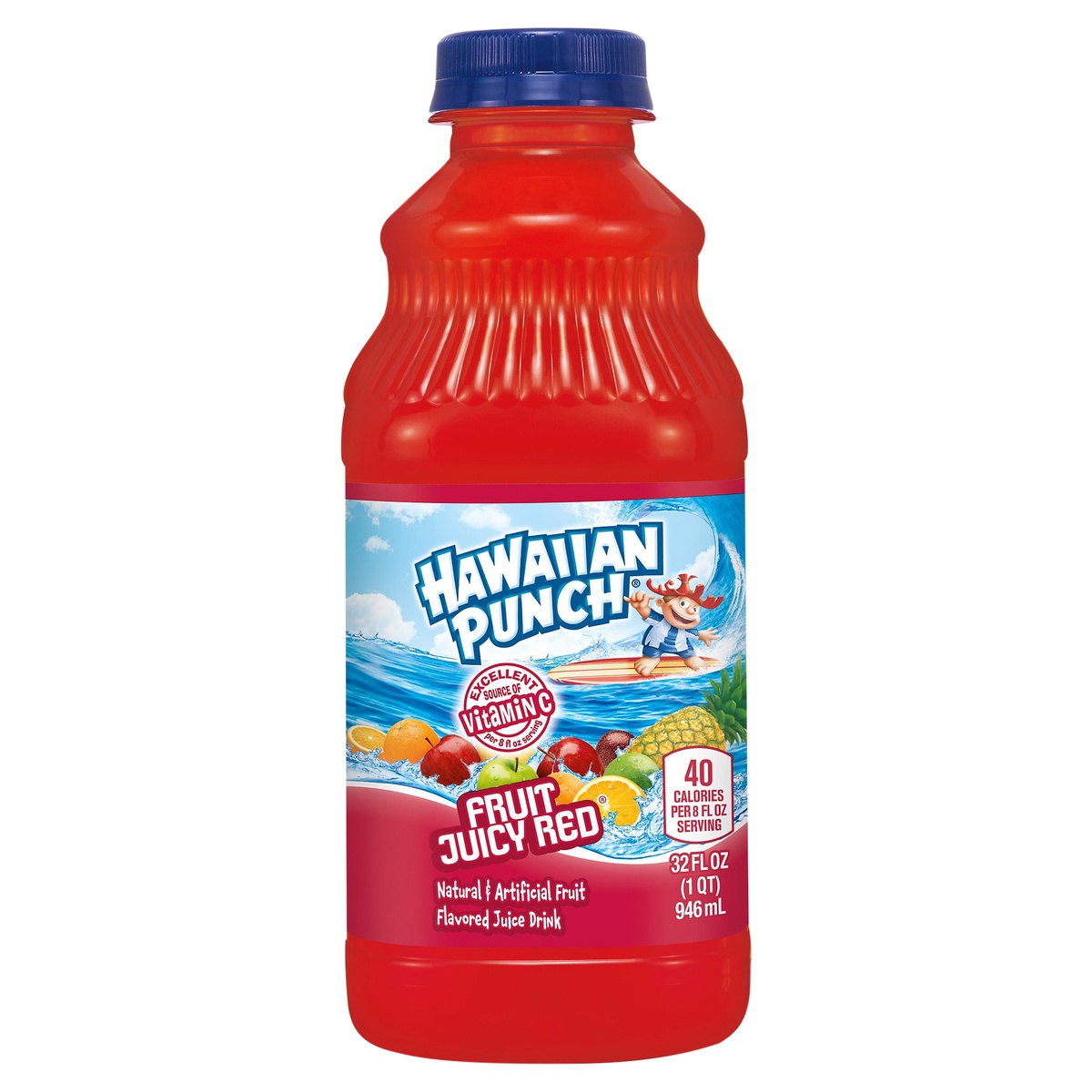slide 9 of 9, Hawaiian Punch Fruit Juicy Red, 32 fl oz
