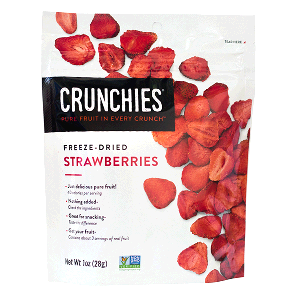 slide 1 of 1, Crunchies Freeze-Dried Strawberries, 1 oz