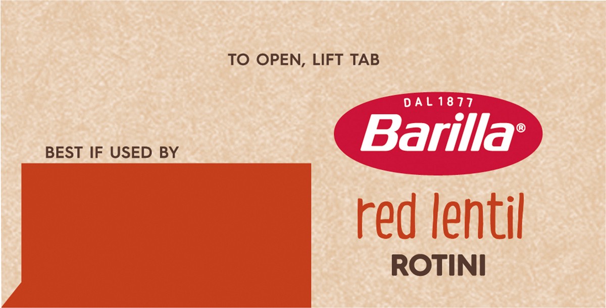 slide 9 of 9, Barilla Red Lentil Rotini Pasta, 8.8 oz