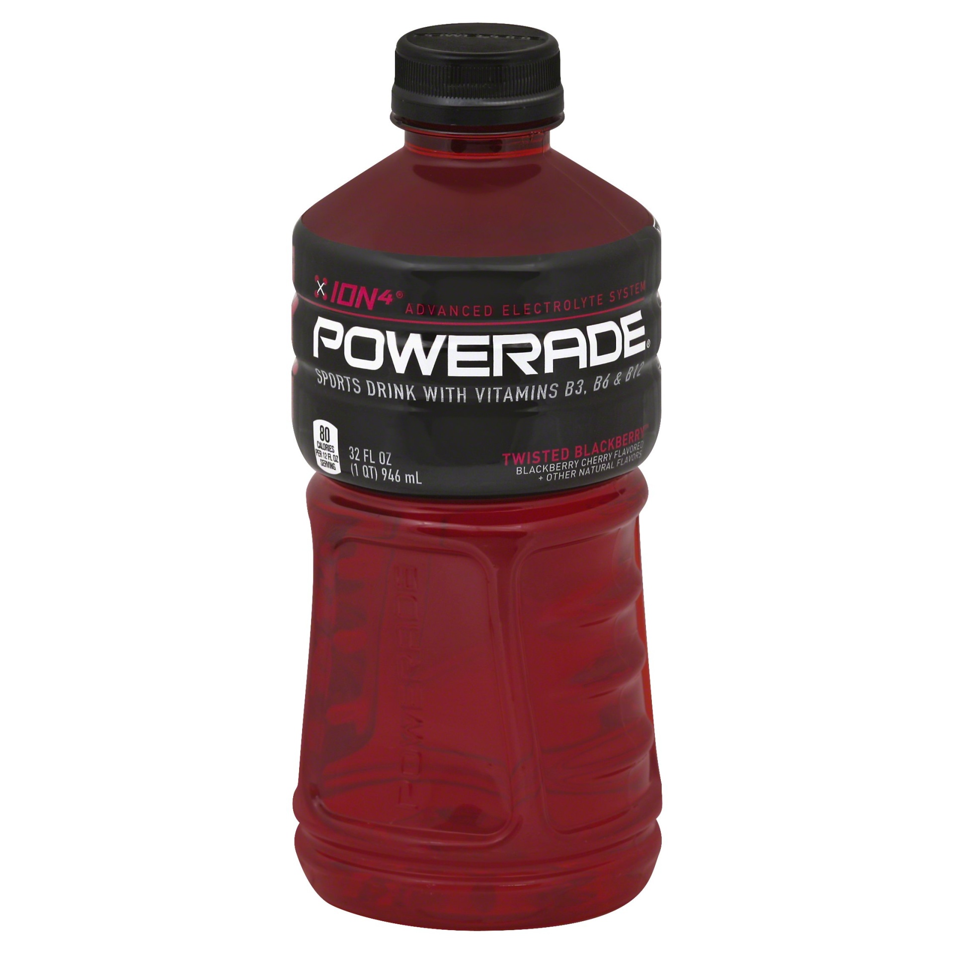 slide 1 of 4, Powerade ION4 Sports Drink Twisted Cherry - 32 fl oz, 32 fl oz