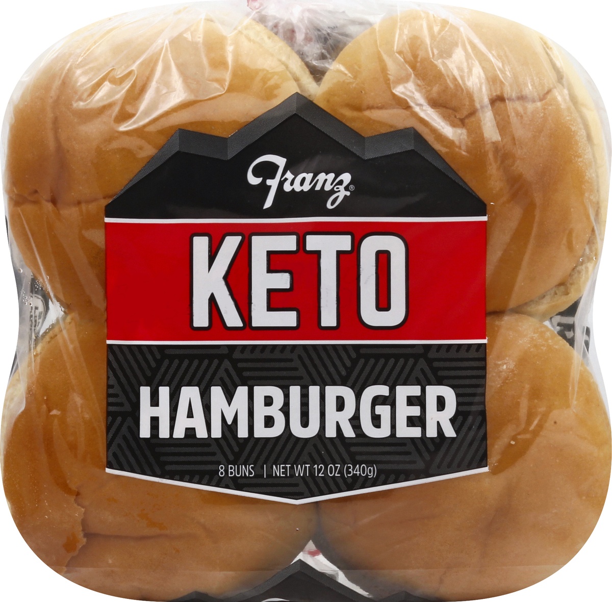 slide 9 of 9, Franz Keto Hamburger Buns, 12 oz