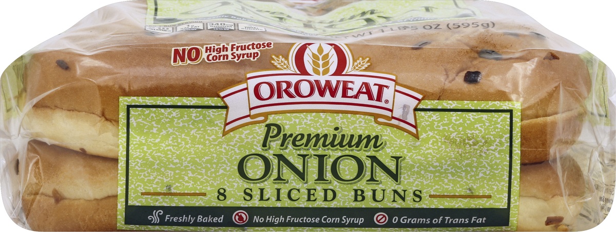 slide 5 of 5, Oroweat Premium Onion Sandwich Buns, 21 oz