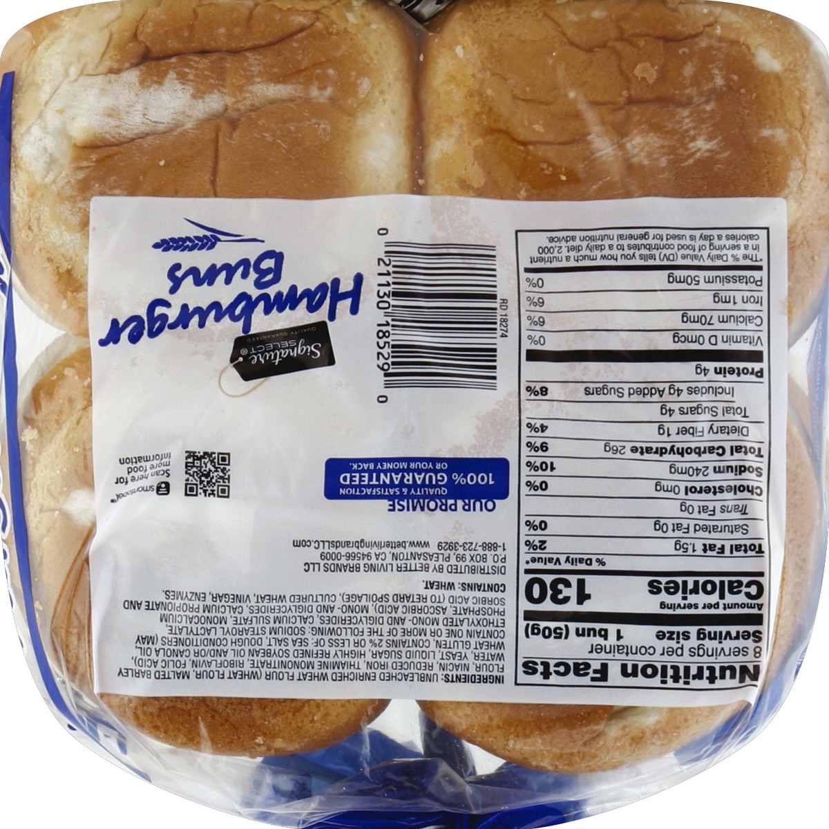 slide 3 of 7, Signature Select Buns Hamburger, 