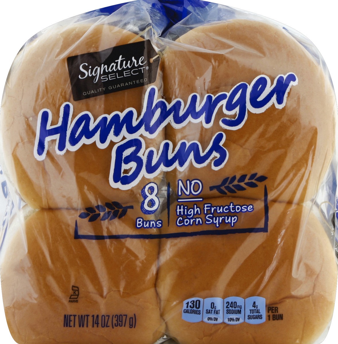 slide 7 of 7, Signature Select Buns Hamburger, 