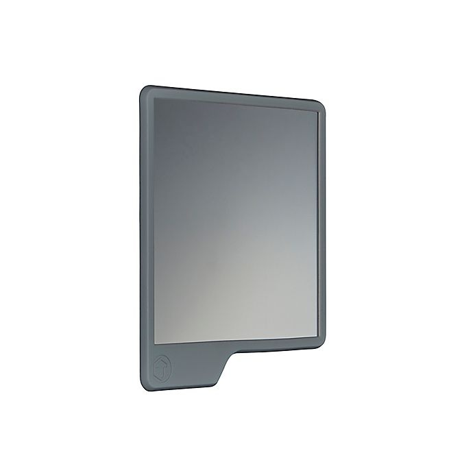 slide 1 of 1, Tooletries Oliver Shower Mirror - Grey, 1 ct