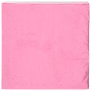 Sensations Candy Pink 2-Ply Napkin - 40 Each