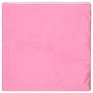 Sensations Candy Pink 2-Ply Napkin - 40 Each