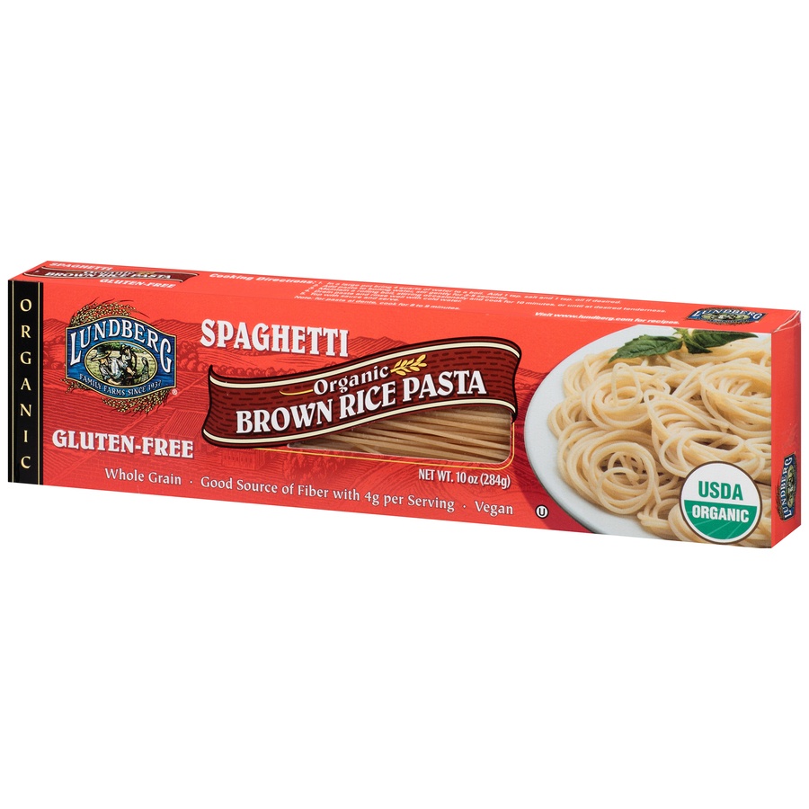 slide 3 of 8, Lundberg Organic Brown Rice Pasta, 10 oz