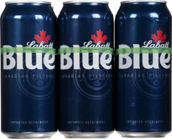 Labatt Blue Canadian Pilsner Beer 6 - 16 fl oz Cans