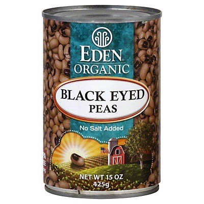 slide 1 of 2, Eden Foods Eden Organic Peas Black Eyed No Salt Added, 15 oz