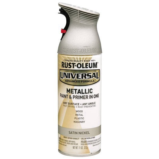 slide 63 of 76, Rust-Oleum 11oz Universal Metallic Spray Paint Nickel, 11 oz