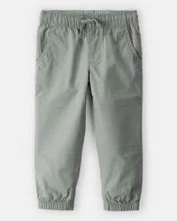 Carter's Toddler Boy Cotton Pull-On Fashion Pants - Green Green 4T