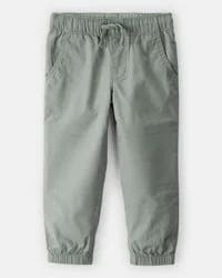 Carter's Toddler Boy Cotton Pull-On Fashion Pants - Green Green 4T