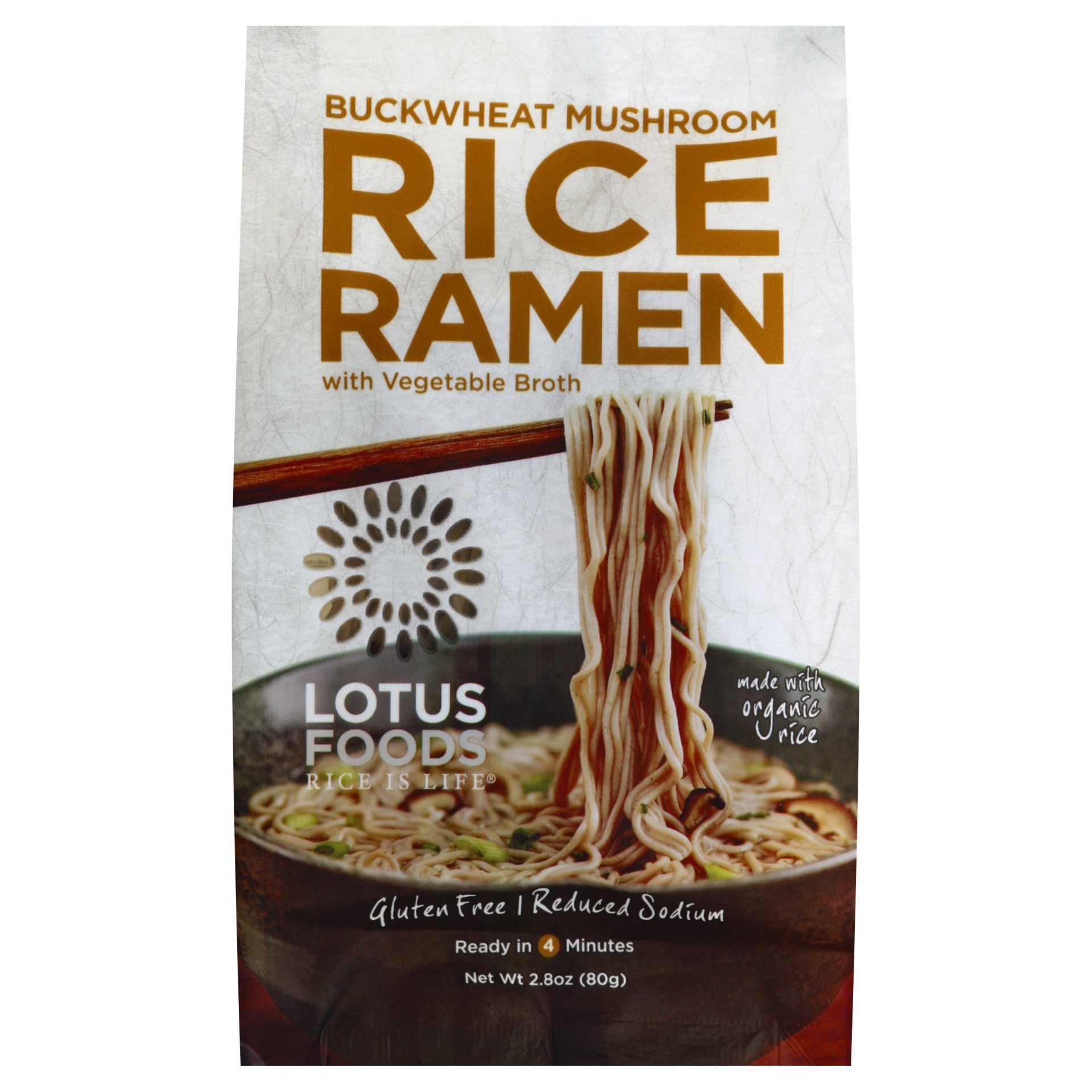 slide 1 of 1, Lotus Foods Buckwheat Shiitake Rice Ramen 2.8 oz, 2.8 oz