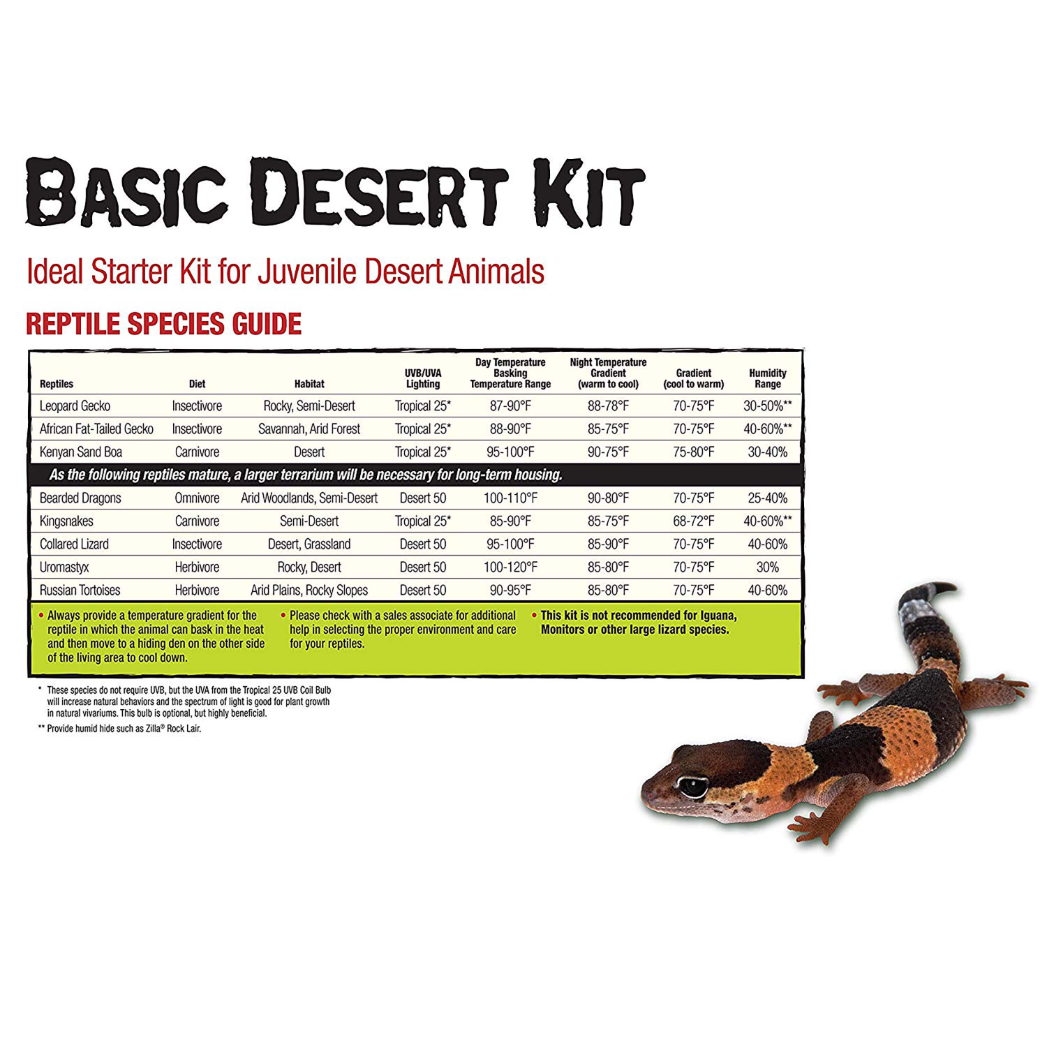 slide 4 of 4, Zilla Desert Reptile Terrarium Starter Kit 10, 1 ct