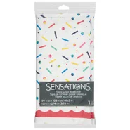 Sensations Birthday Bliss Plastic Lined Tablecover 1 Each