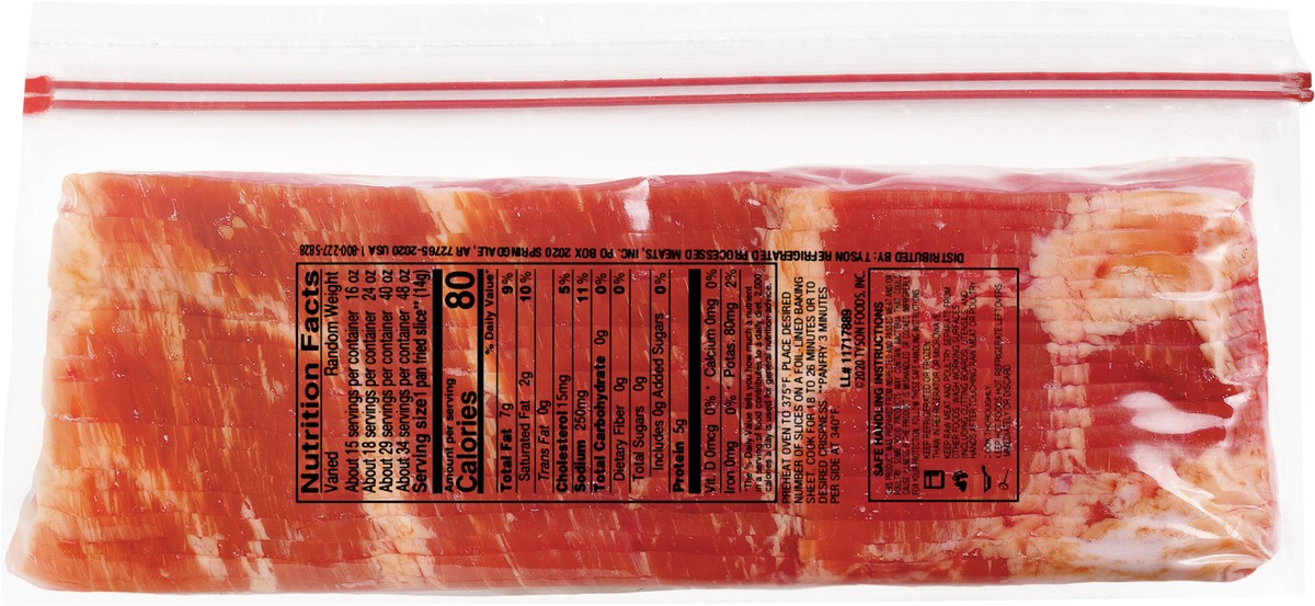 slide 7 of 7, Wright Brand Hickory Real Wood Smoked Thick Cut Bacon, 24 oz Stack Pack, 24 oz