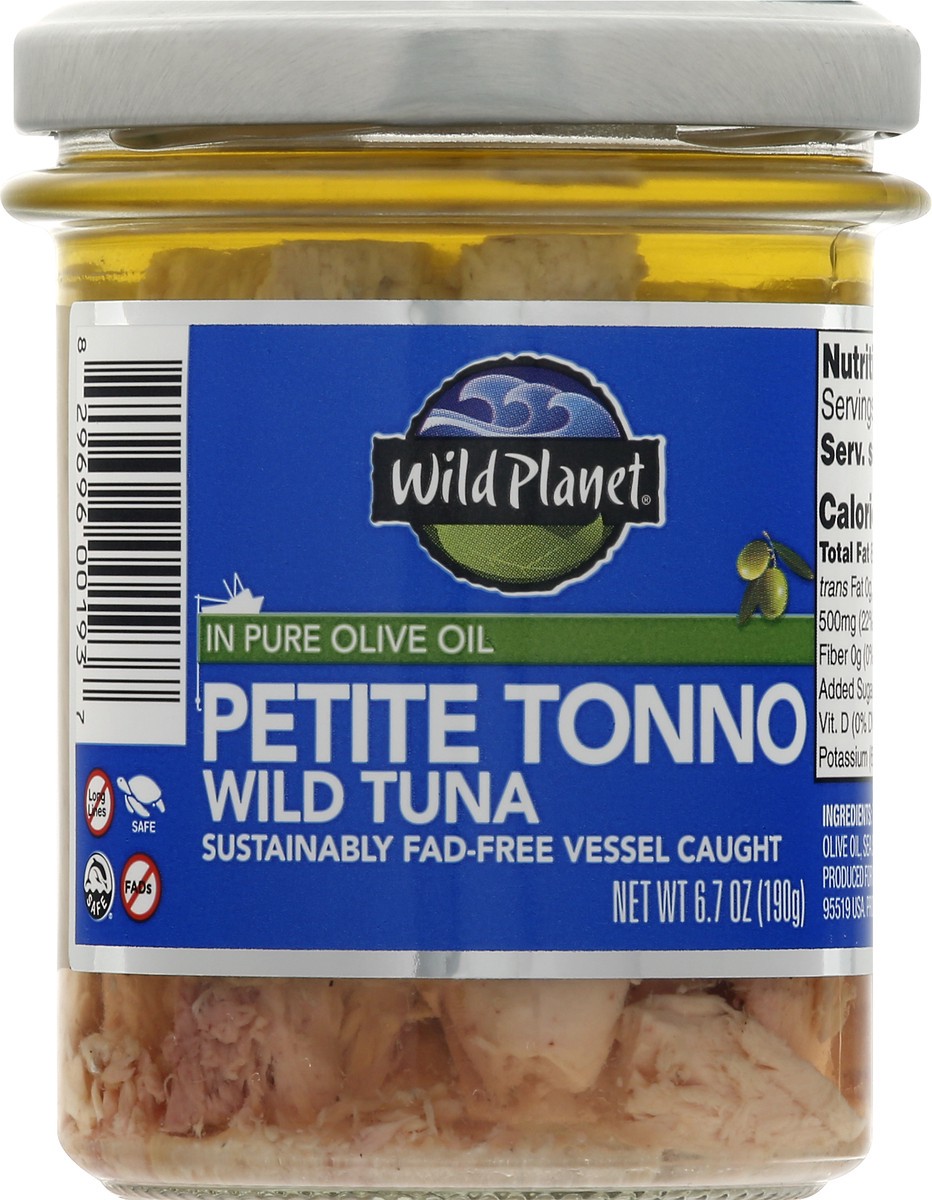 slide 2 of 13, Wild Planet in Pure Olive Oil Wild Tuna Petite Tonno 6.7 oz, 6.7 oz