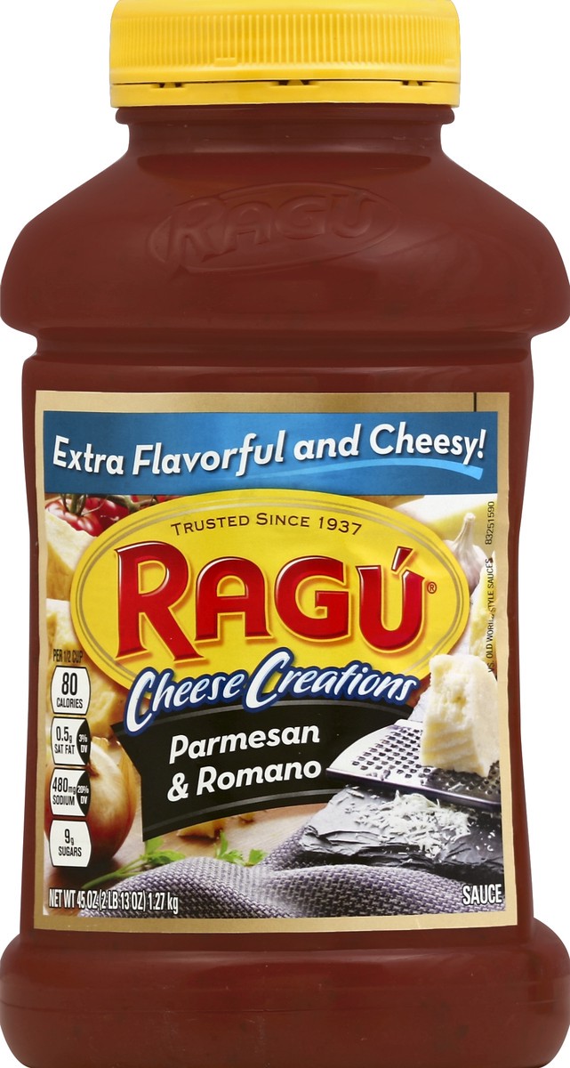 slide 5 of 6, Ragu Robusto! Parmesan & Romano Pasta Sauce, 45 oz