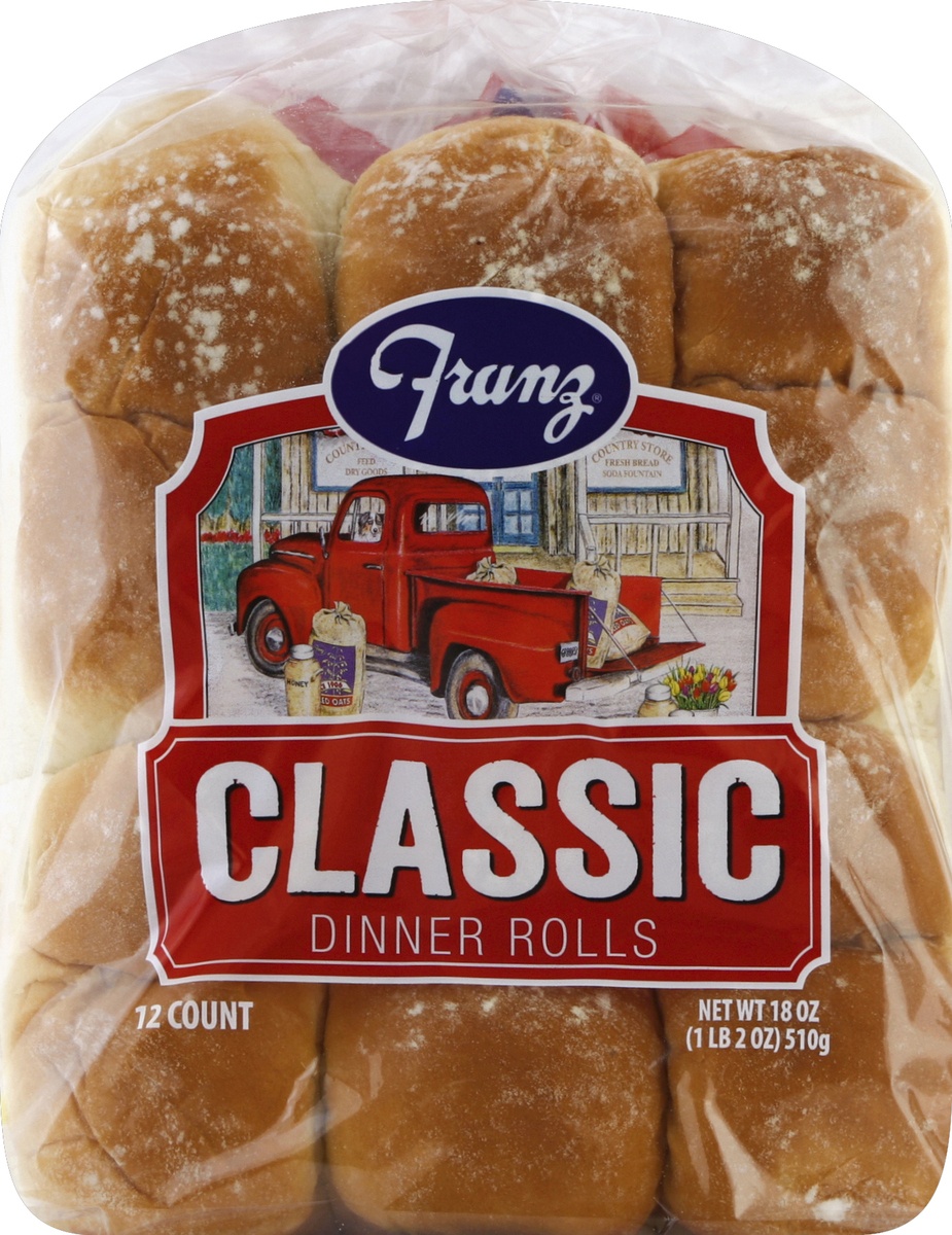 slide 2 of 5, Franz Classic Dinner Rolls, 18 oz