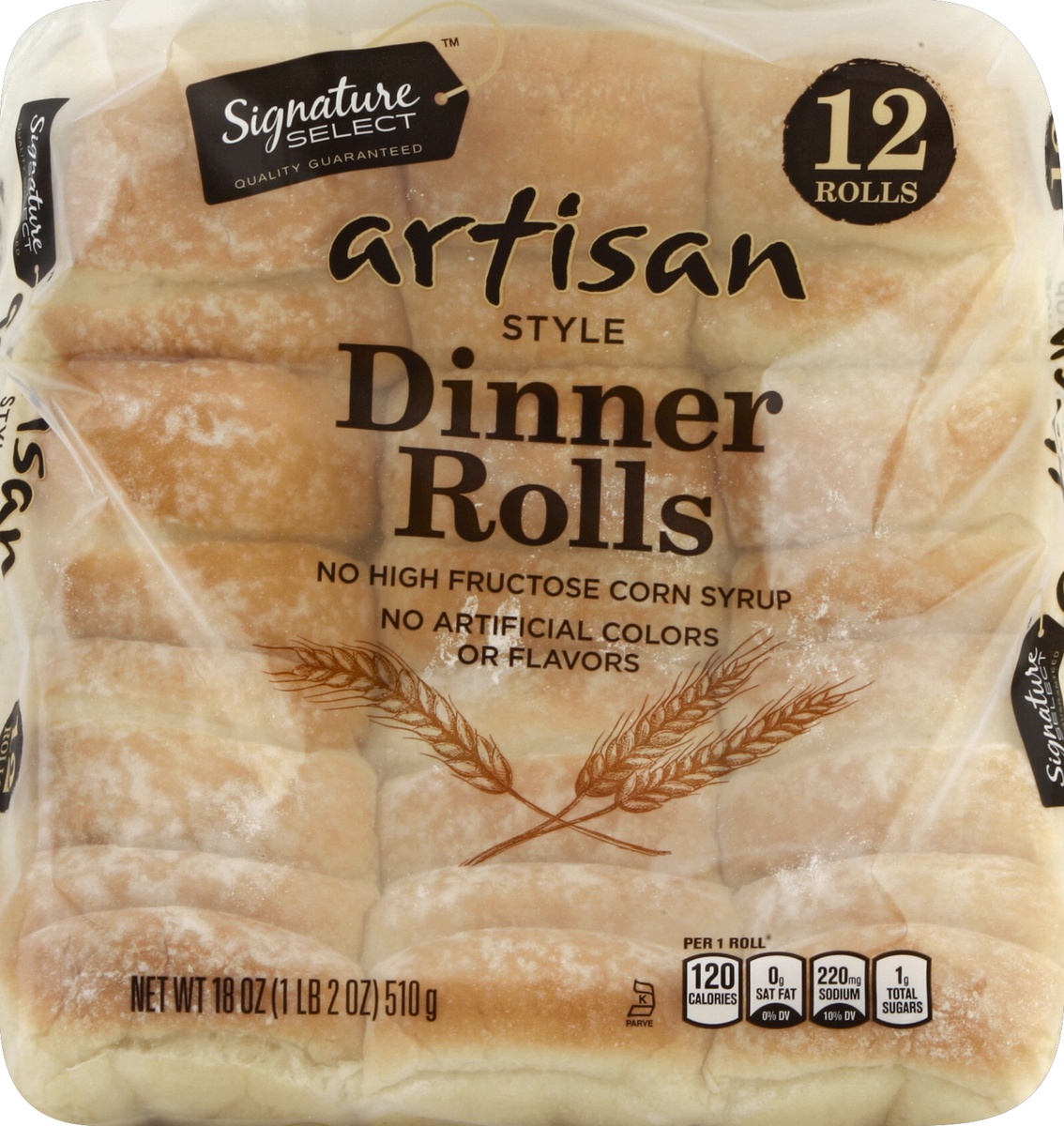 slide 5 of 5, Signature Select Artisan Rolls, 