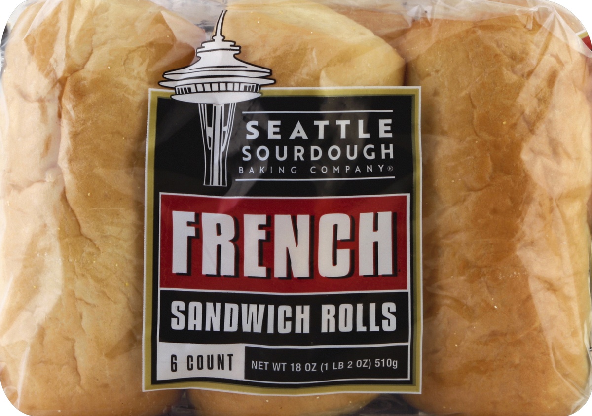 slide 4 of 5, Seattle International Baking Co. Sandwich Rolls 6 ea, 6 ct