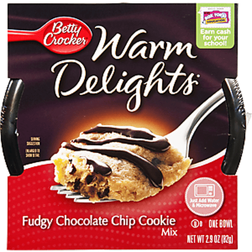 slide 1 of 1, Betty Crocker Warm Delights Cookie Mix, Fudgy Chocolate Chip, 2.8 oz