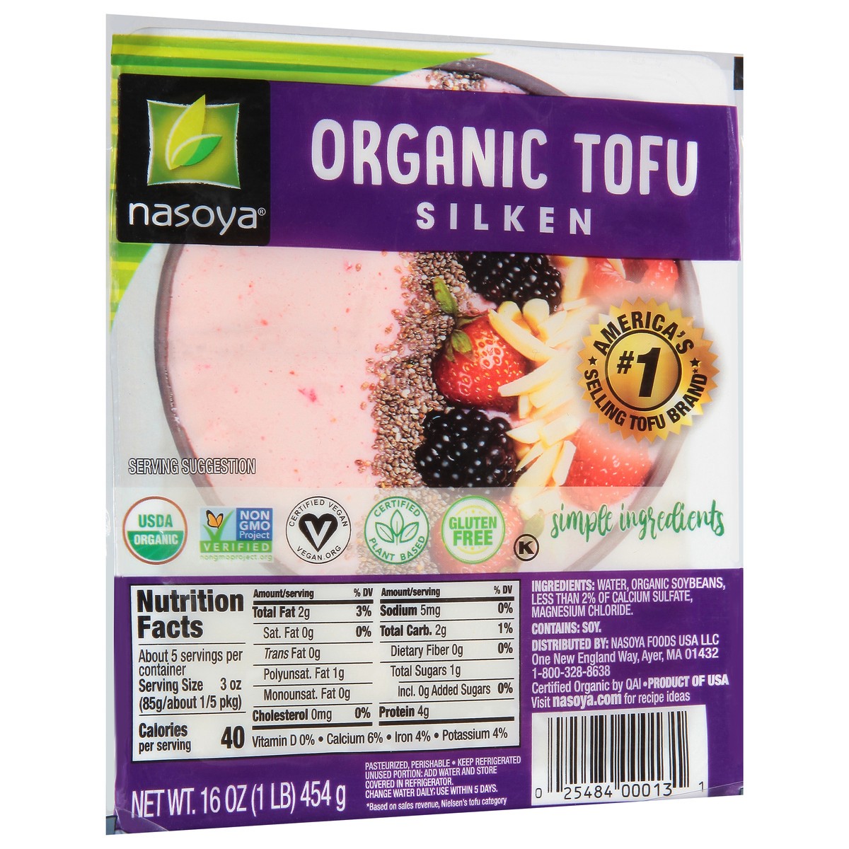 slide 2 of 9, Nasoya Silken Organic Tofu 16 oz, 16 oz