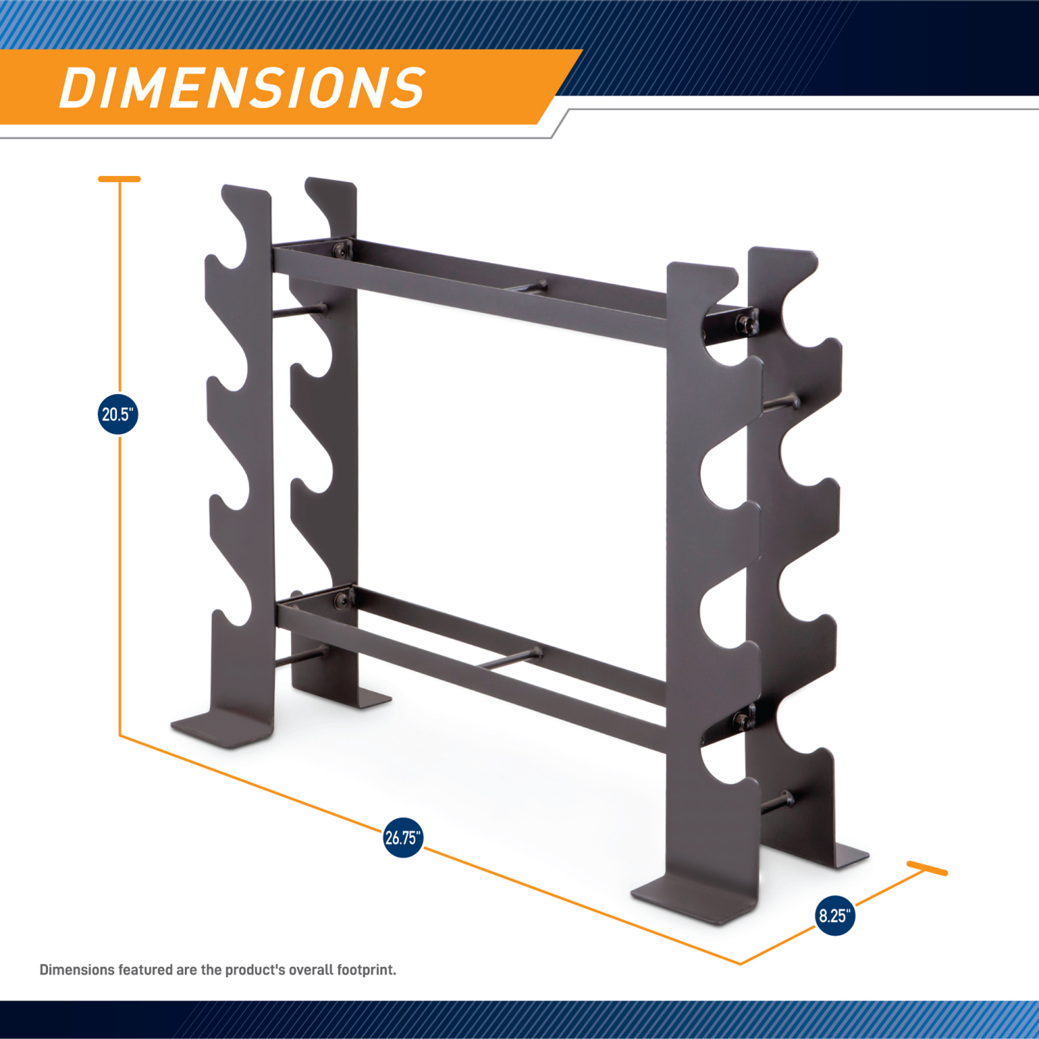 slide 5 of 7, Compact Dumbbell Rack - DBR-56, 1 ct