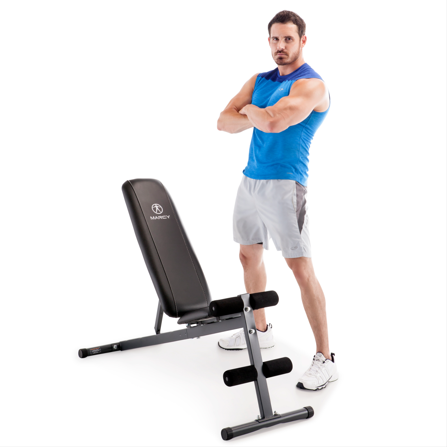 slide 2 of 8, Marcy Club Utility Weight Bench, 1 ct