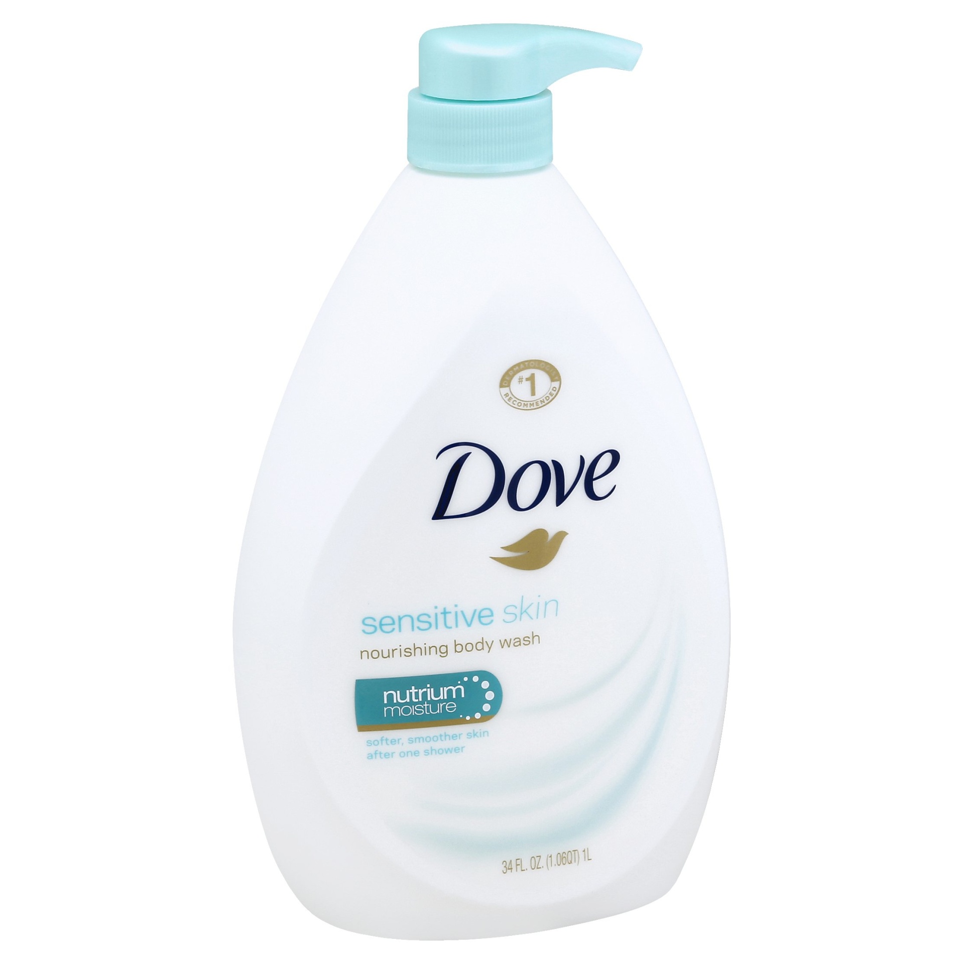 Dove Sensitive Skin Pump Body Wash 34 fl oz Shipt