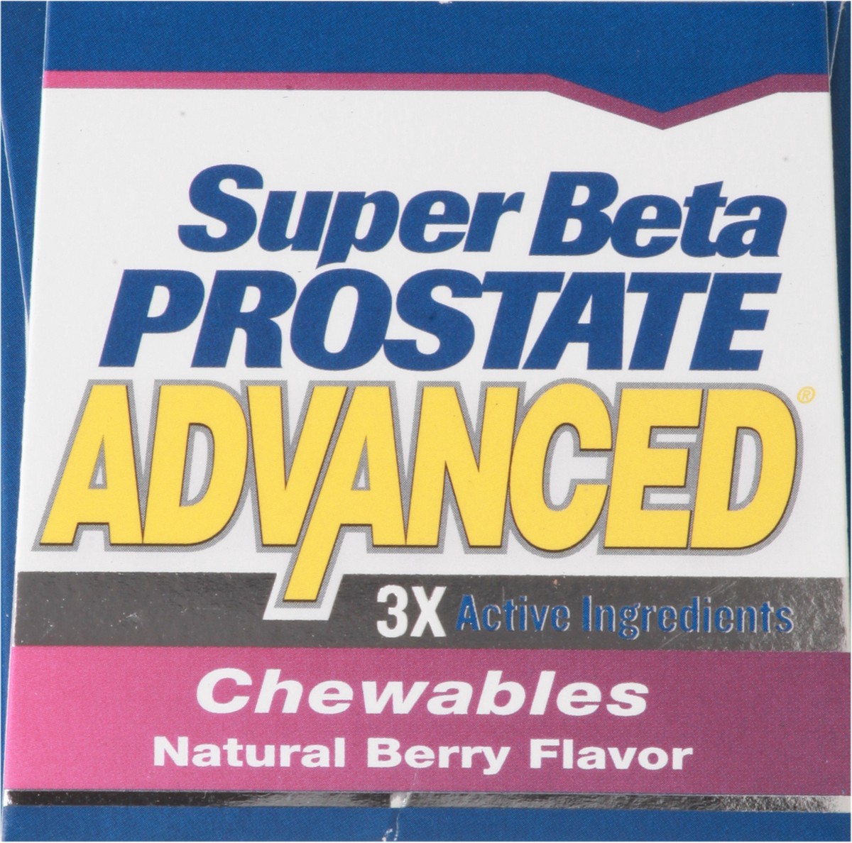 slide 6 of 13, Super Beta Prostate Advanced Chewable Tablets Natural Berry Flavor Chewables 60 60 ea Box, 60 ct