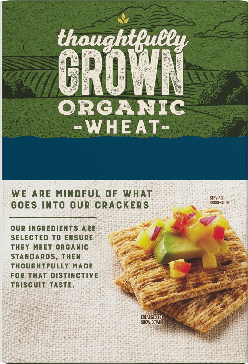 slide 5 of 9, Triscuit Organic Original Crackers, 7 oz