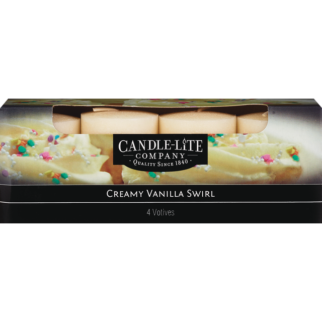 slide 1 of 1, CANDLE HUTCH Vanilla Scented Votive 4Pack, 4 ct