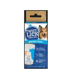 Vetality Brush Free Twist + Lick Oral Gel Peanut Butter Flavor