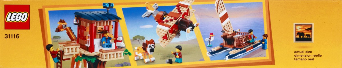 slide 9 of 9, LEGO Creator Safari Wildlife Tree House Toy 1 ea, 1 ct