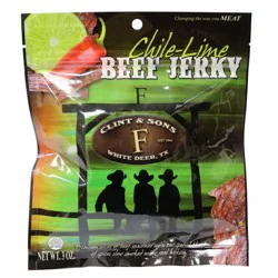 Clint & Sons Chile Lime Beef Jerky