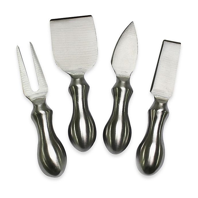 slide 1 of 2, Prodyne Stainless Steel Cheese Knives, 4 ct