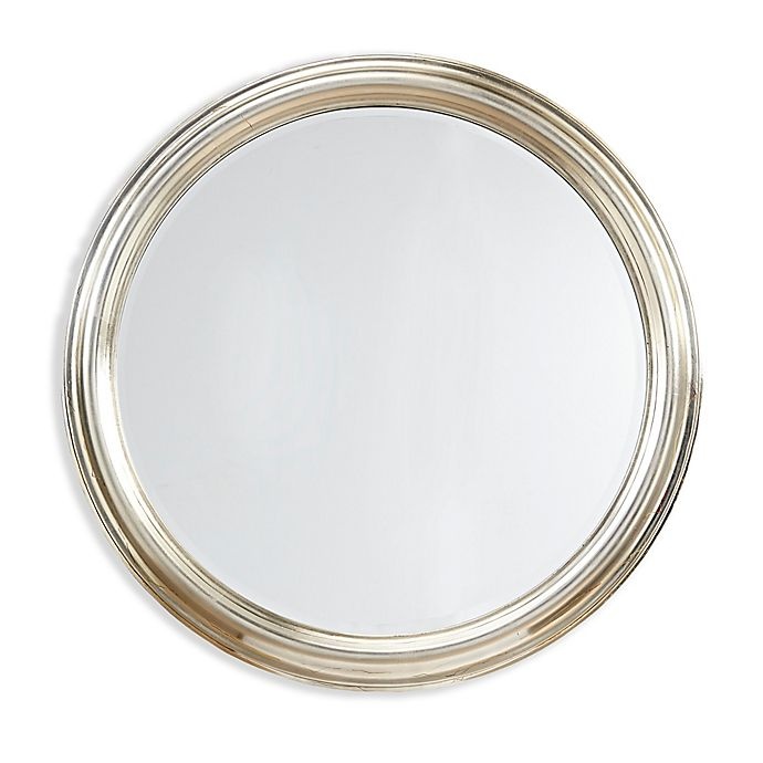 slide 1 of 5, Martha Stewart Spruce Round Accent Mirror - Silver, 30.5 in