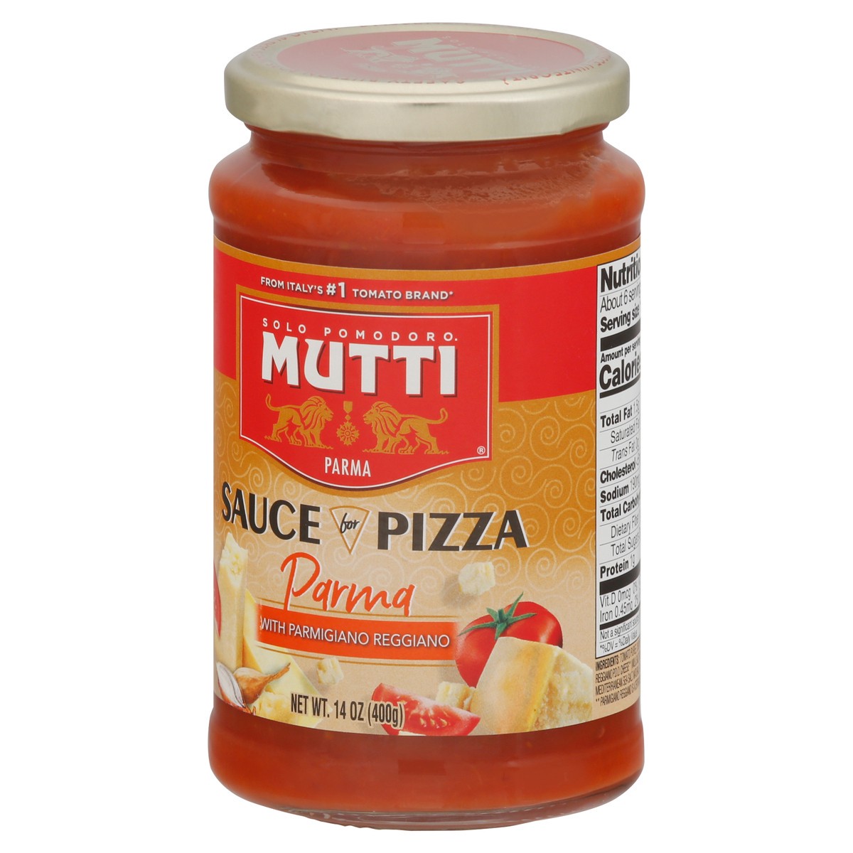 slide 13 of 14, Mutti Sauce for Pizza Parma Parmigiano Reggiano Cheese - 14 Oz, 14 oz