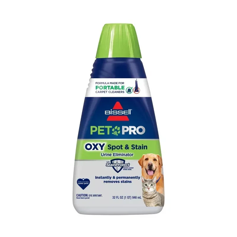slide 1 of 8, Bissell Pet Pro Oxy Spot & Stain Formula for Portable Carpet Cleaners, 1 ct