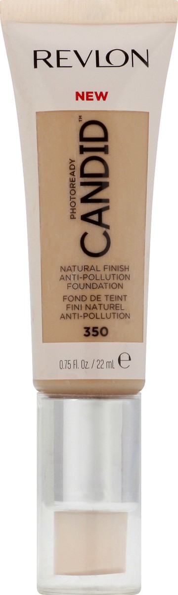 slide 6 of 9, Revlon Natural Tan 350 Natural Finish Anti-Pollution Foundation 0.75 oz, 0.75 fl oz