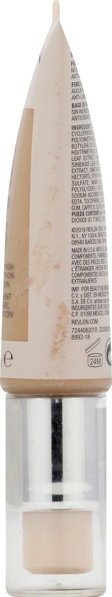 slide 8 of 9, Revlon Natural Tan 350 Natural Finish Anti-Pollution Foundation 0.75 oz, 0.75 fl oz