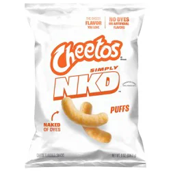 Cheetos Simply Naked Puffs Cheese Flavored Snacks 8 oz