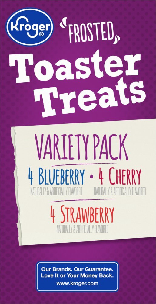 slide 4 of 5, Kroger Frosted Toaster Treats Variety Pack, 12 ct; 1.83 oz