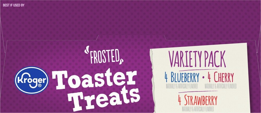 slide 5 of 5, Kroger Frosted Toaster Treats Variety Pack, 12 ct; 1.83 oz