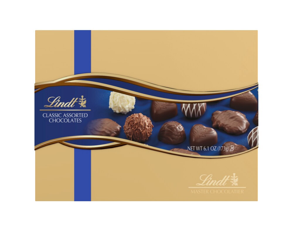 slide 1 of 6, Lindt Classic Assorted Gift Box, 6.2 oz