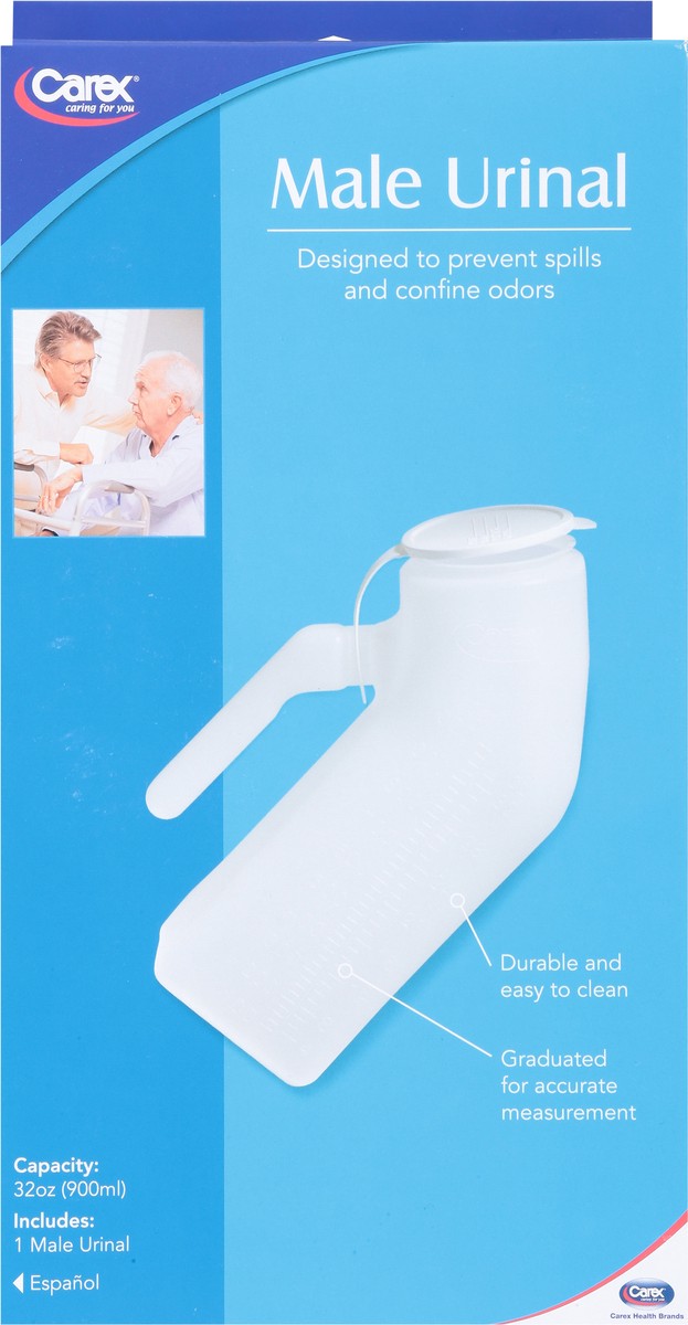 slide 6 of 9, Carex Rubbermaid Male Urinal, 1 ct